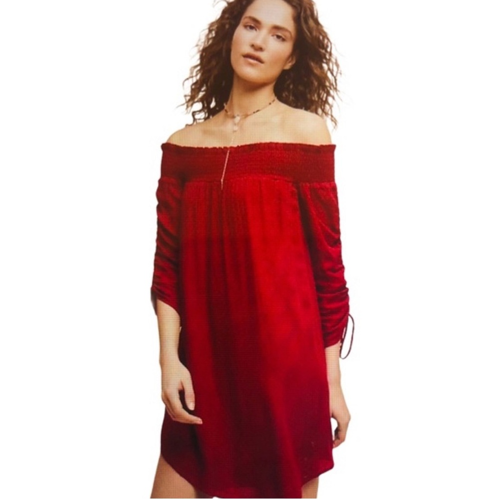 Anthropologie Amadi Off Shoulder Shift Dress